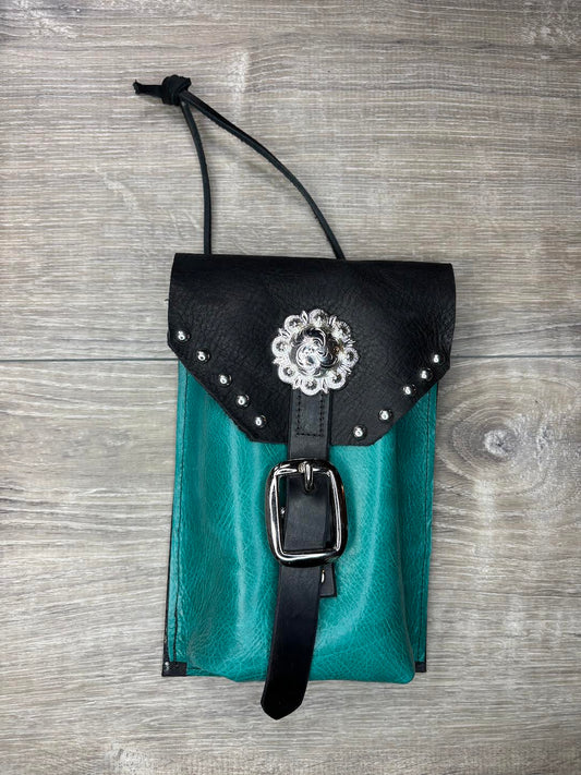 Saddle pouch - green