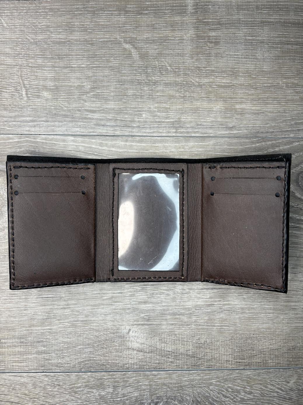 Tri fold wallet- Grey