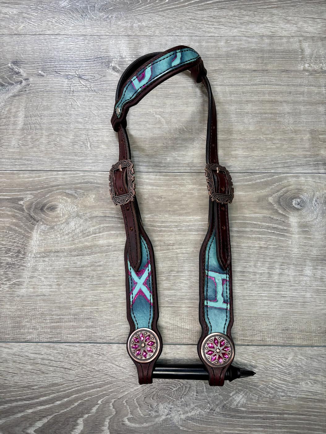 Brands headstall and breastcollar set