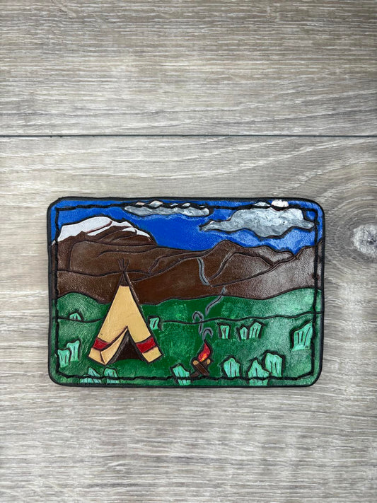 Minimalist Wallet - Tooled teepee
