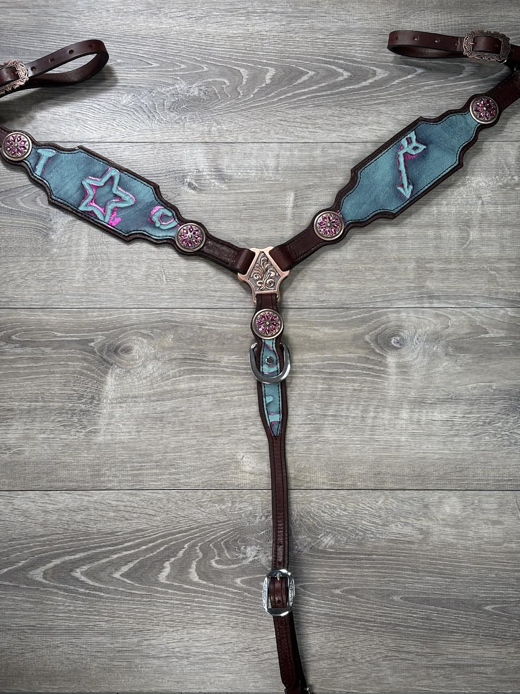 Brands headstall and breastcollar set
