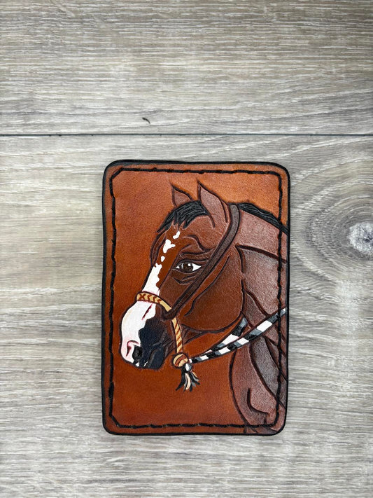 Minimalist Wallet - Tooled Bay Bosal
