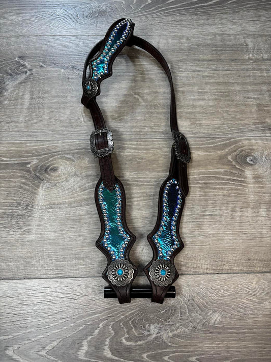 Transition headstall and breastcollar set