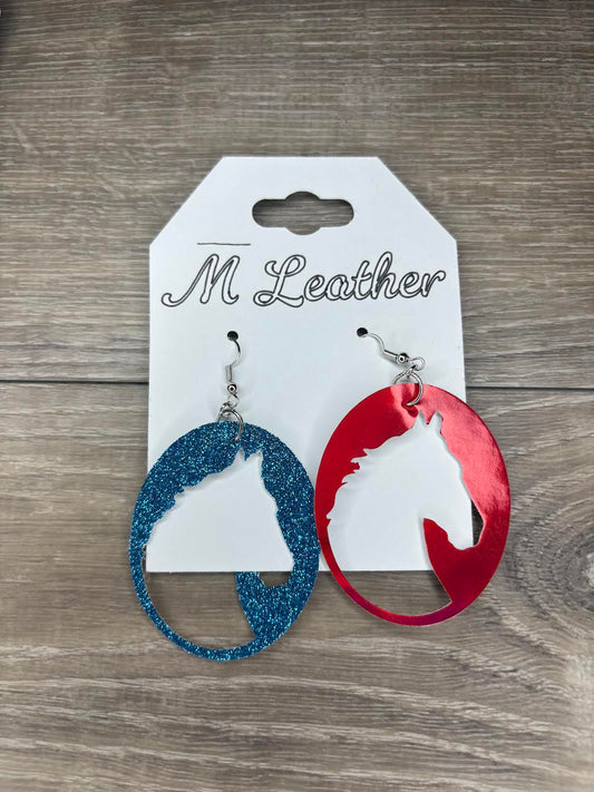 Horse earrings