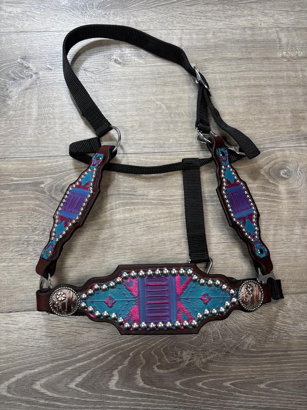 Primer rio navajo nose and cheeks halter