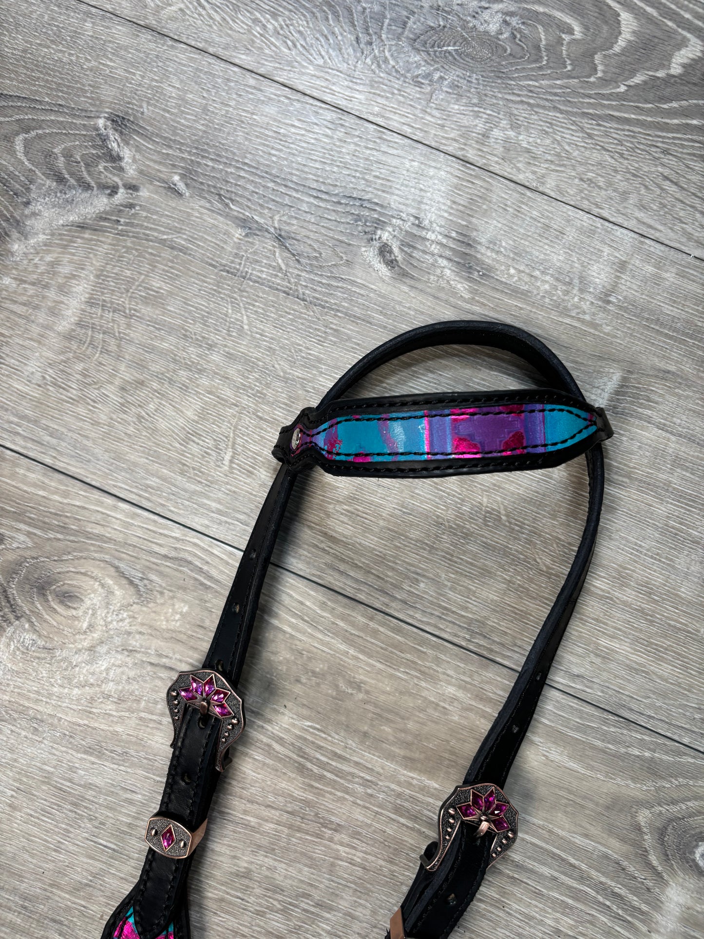 Rio Navajo headstall and breastcollar set