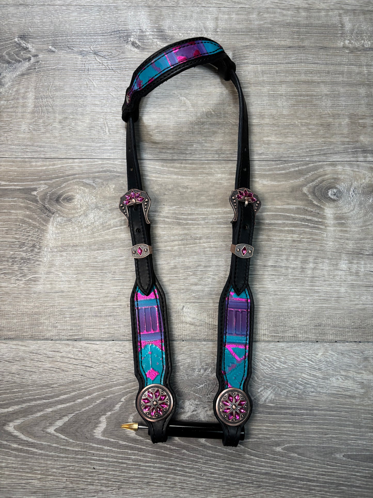 Rio Navajo headstall and breastcollar set
