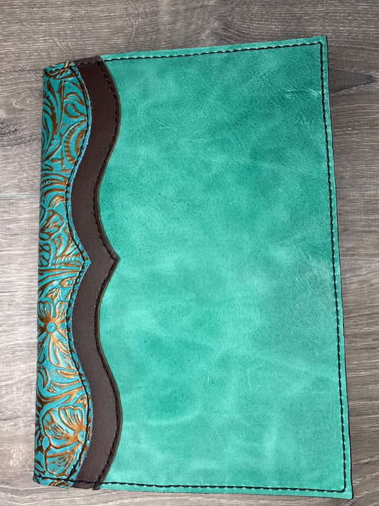 Teal and chocolate planner