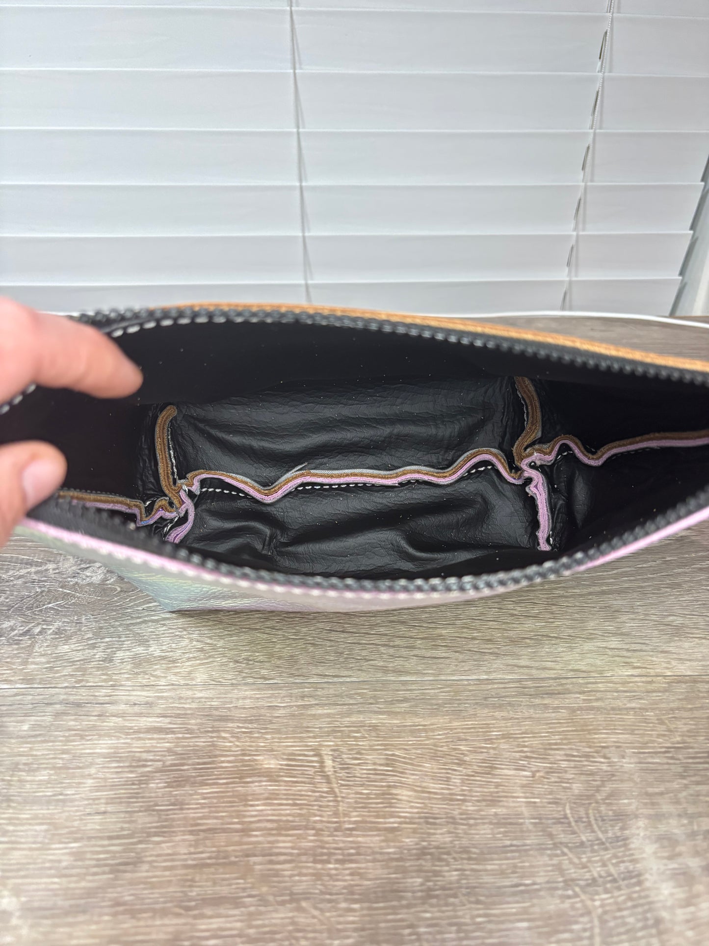 big cosmetic bag 2-tone unicorn transition
