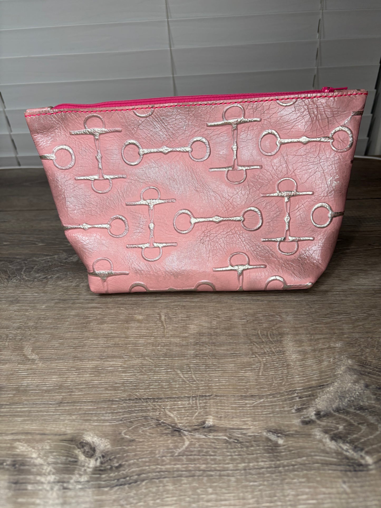 big cosmetic bag pink bits