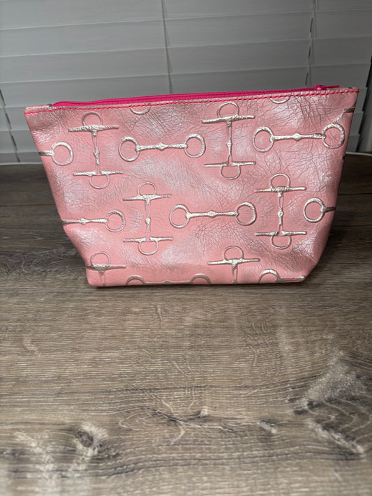 big cosmetic bag pink bits
