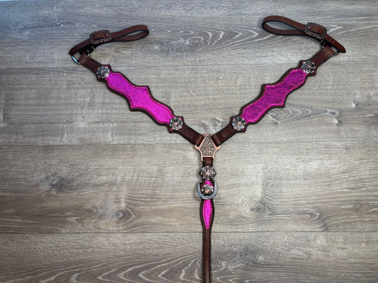 Regal metallic hot pink tack set