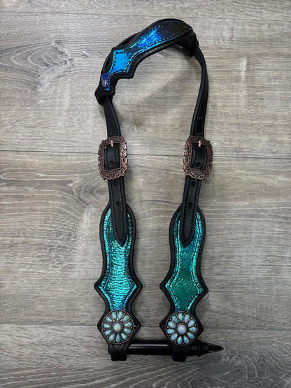 Transition headstall and breastcollar set