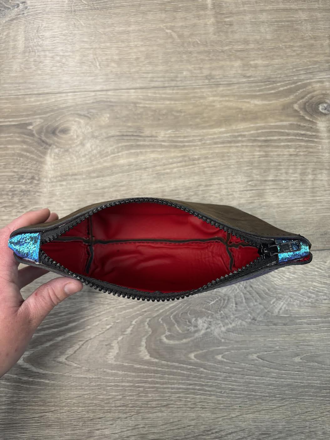 Cosmetic bag transition