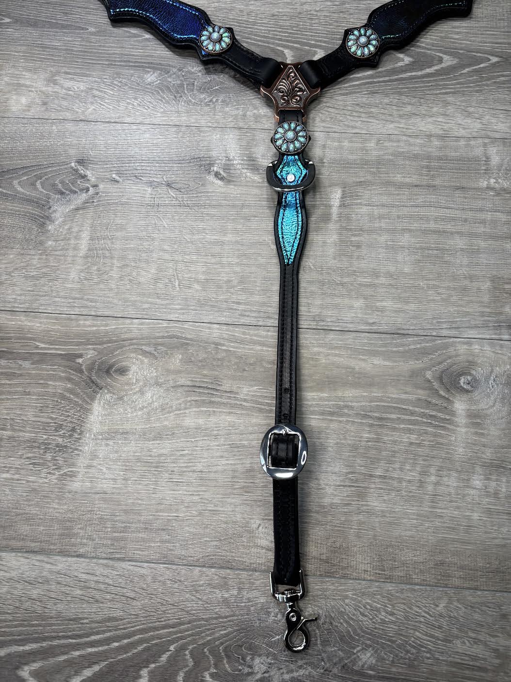 Transition headstall and breastcollar set
