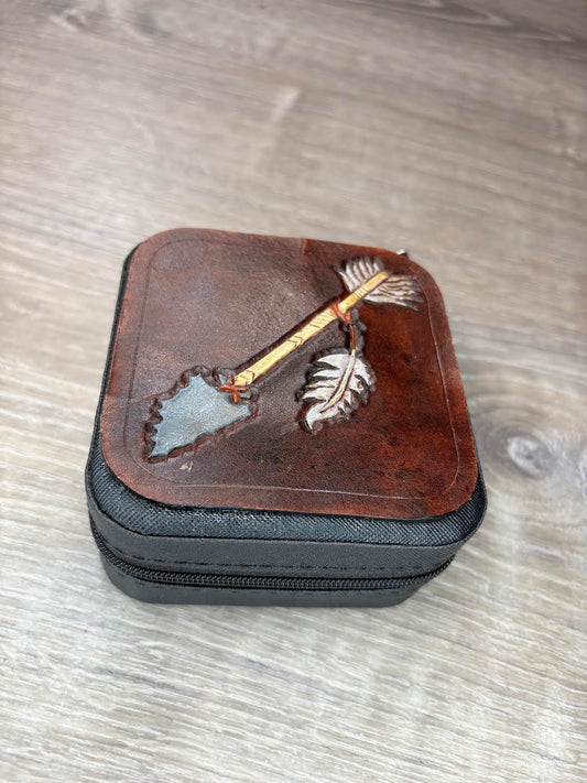 Jewelry Box - tooled arrow