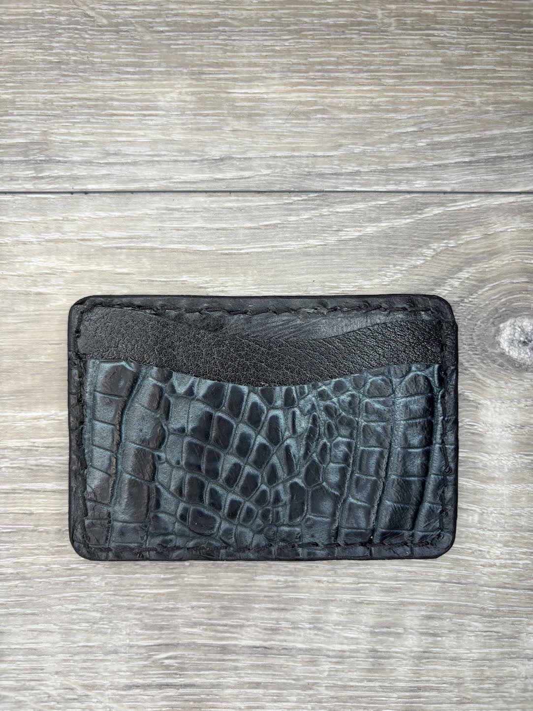 Minimalist Wallet - Tooled cow