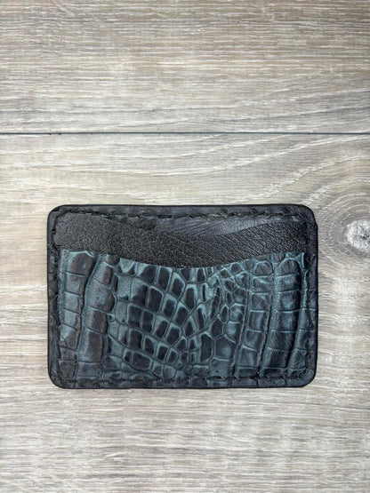 Minimalist Wallet - Tooled cow