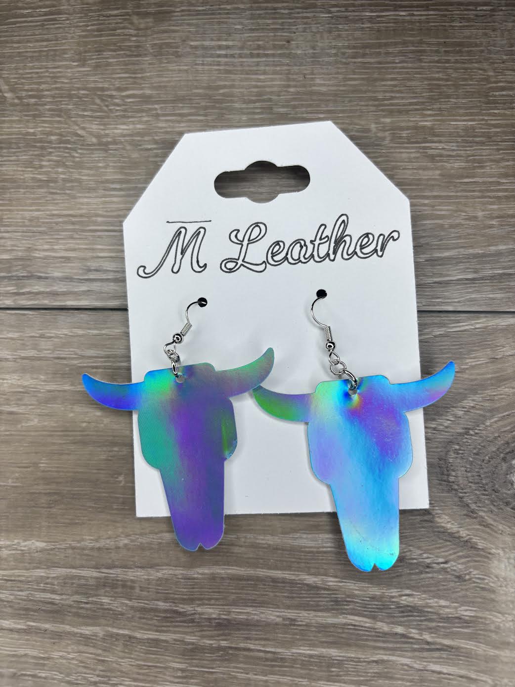 Steer head earrings