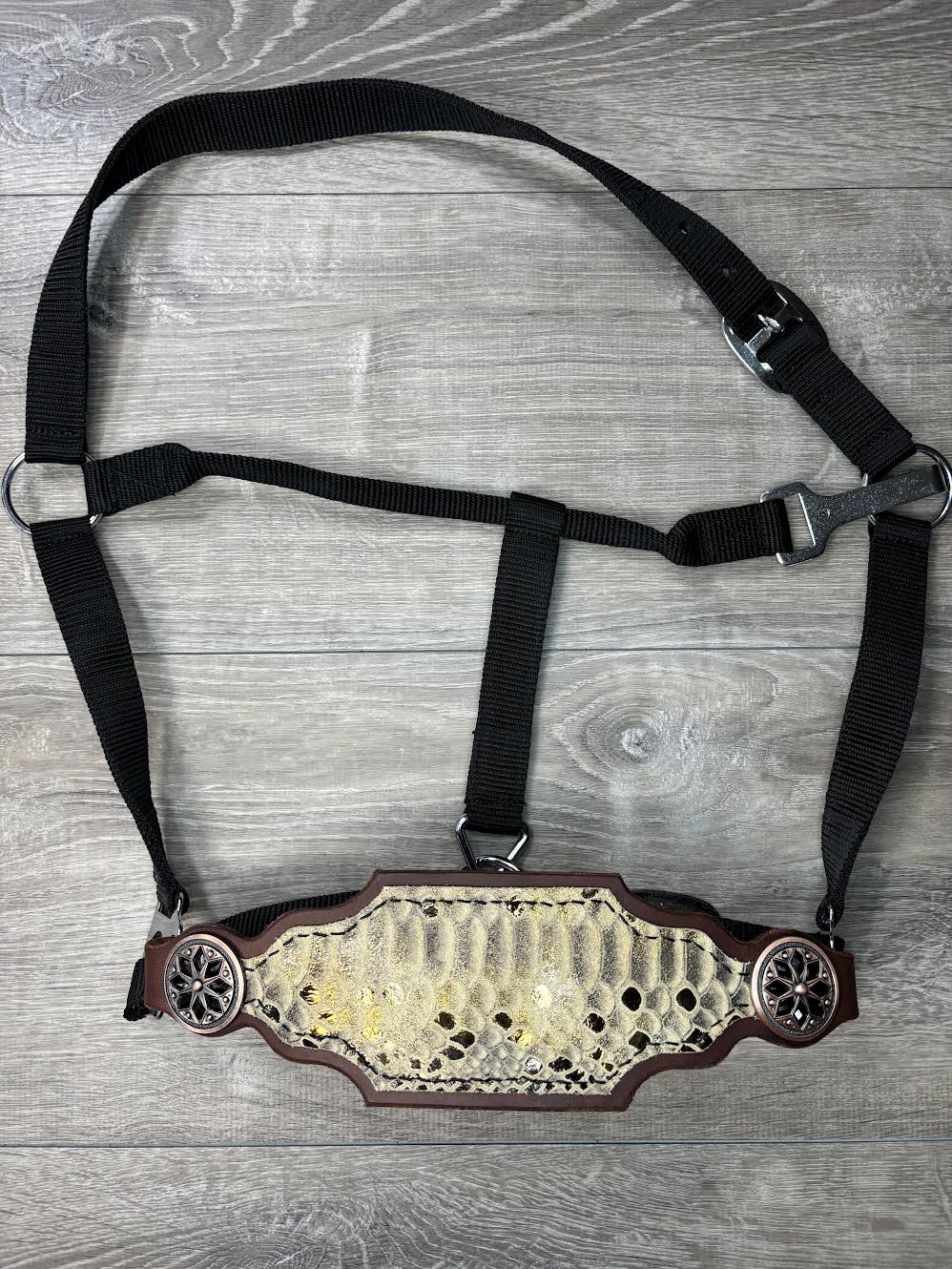 Premier Golden Snake Bronc Halter