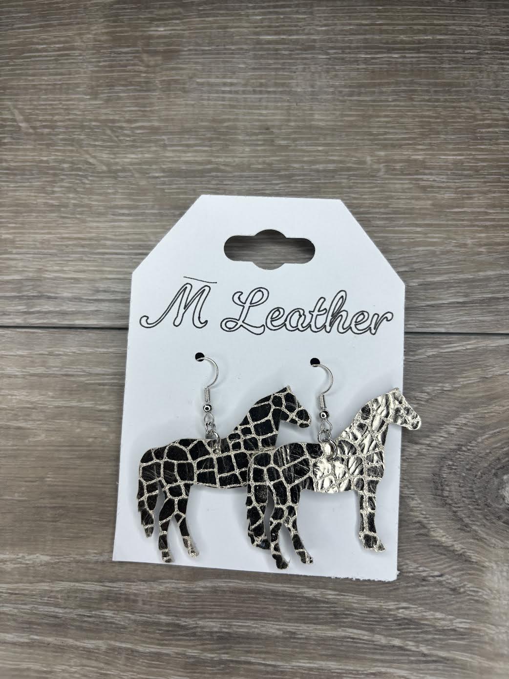 Horse earrings