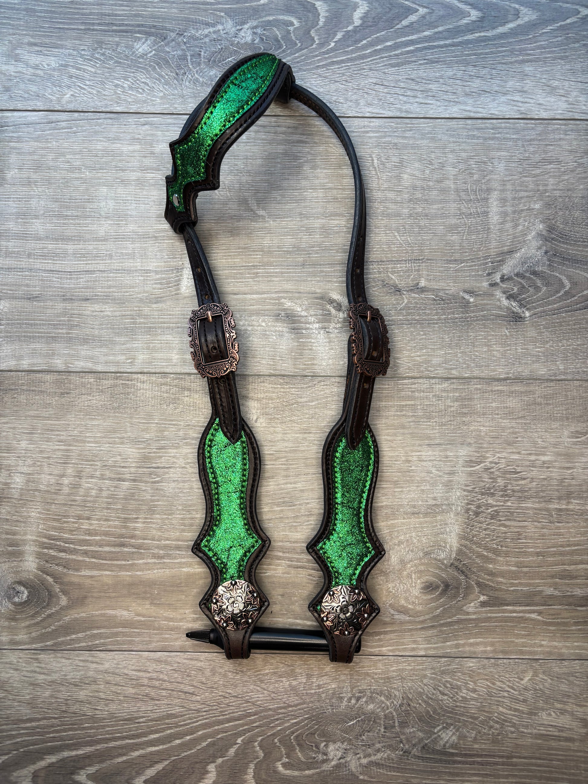 Regal green tack set – Bar M Leather LLC