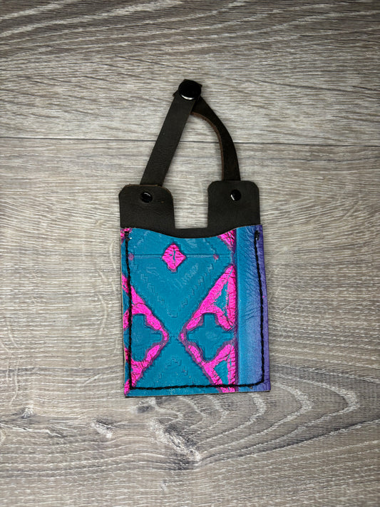 Boot Wallet - Rio Navajo Diamond on Brown