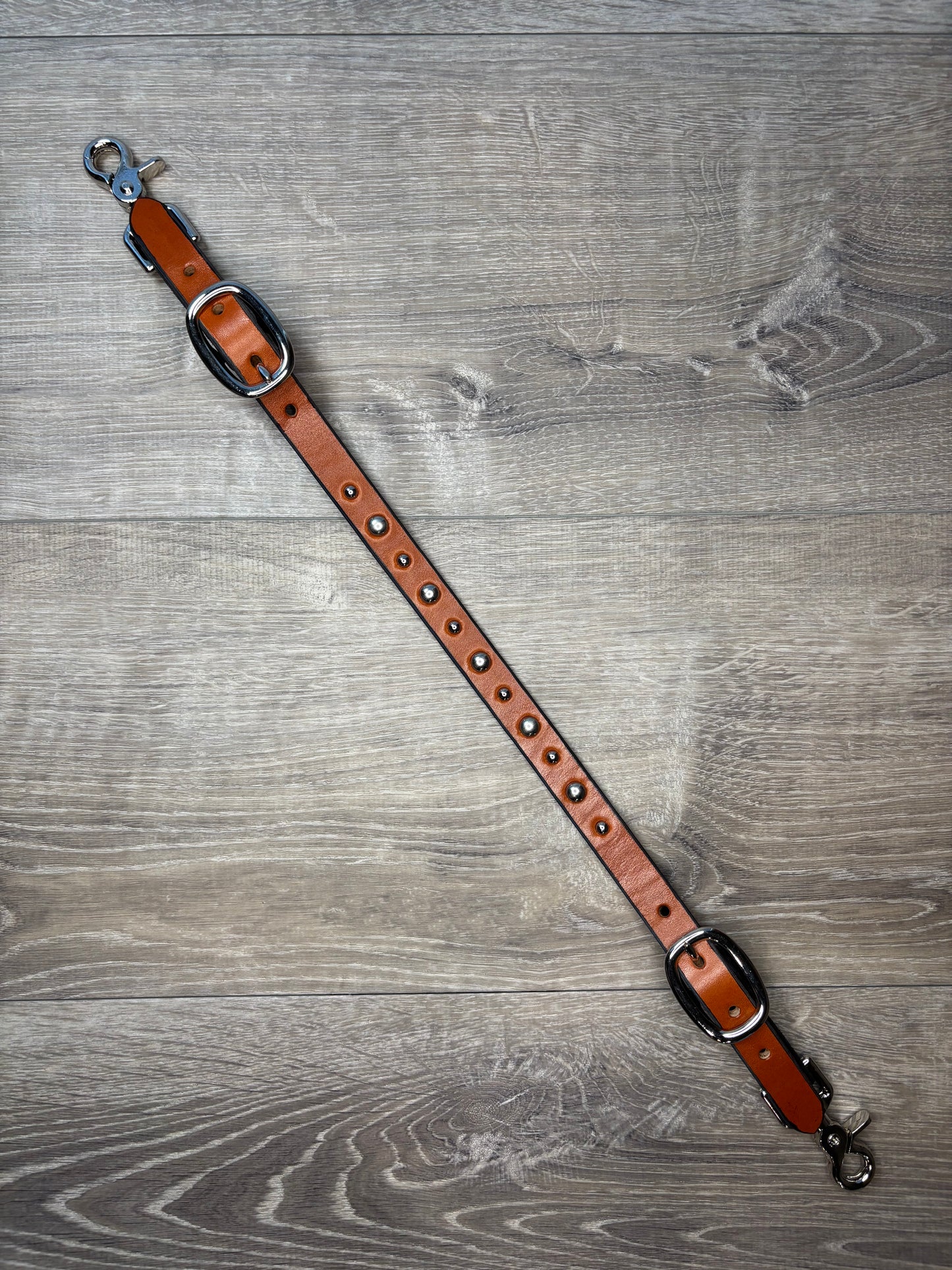 Wither strap- saddle tan with spots