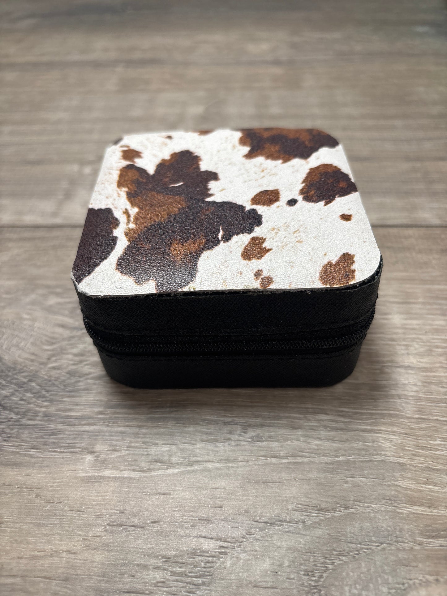 Jewelry Box - printed cowhide